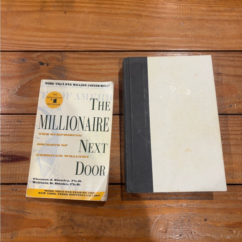 (413) THE MILLIONAIRE NEXT DOOR + THE MILLIONAIRE MIND BOOK SET BUNDLE